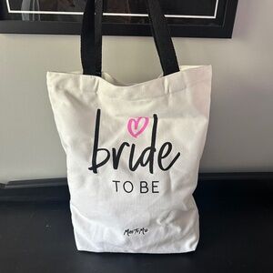 Bride to be tote